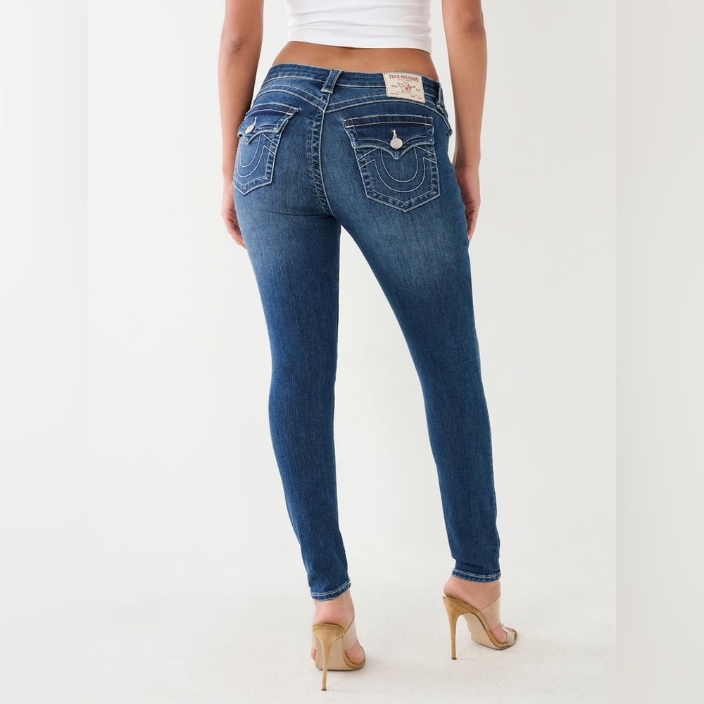 NWT True Religion Jennie Mid Rise Jeans